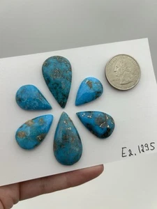 Natural Turquoise Cabochons Teardrops 21Gram. 107Ct #E2.1295 - Picture 1 of 7