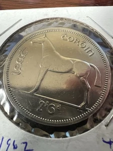 1967 Ireland Half Crown Coin with Horse #item 4230 - Picture 1 of 2