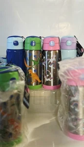 20 Unzen Pop-Up, isolierte Stahl Reise Trinkflaschen (4 Flaschen für $10) - Bild 1 von 11