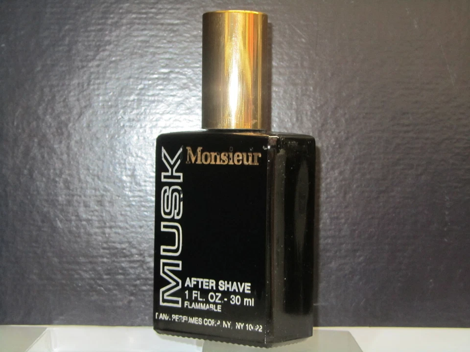 Musk Monsieur por Dana Hombres 1 OZ After Shave Splash De colección Sin Caja Nuevo Foto 1 de 1