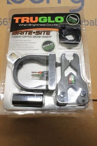 TruGlo Brite-Site Bow Sight TG550bw fiber optic all metal CNC left/right (53507) - Picture 1 of 2
