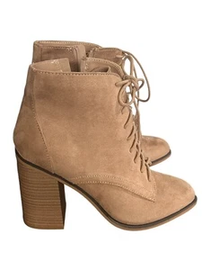 Suede Heeled Women’s Boots Size 9 - Picture 1 of 6