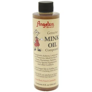 ANGELUS Mink Oil Compound Leather Waterproofing to Preserve Shoes 8 oz - Picture 1 of 1