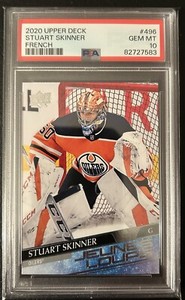 2020-21 Upper Deck Stuart Skinner Young Guns Jeunes Loups (French Variant) RC 