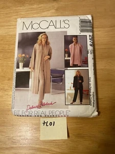 McCALL'S Pattern 2979 Misses Unlined Duster or Jacket Top and Pants L XL XXL - Picture 1 of 2