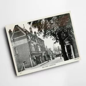 A6 PRINT - Vintage Surrey - High Street, Carshalton (b) - Bild 1 von 1