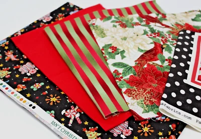 2007 Mary Engelbreit Fabric in Lot Of 5 Pieces Cotton Fabric Mixed Sizes - Image 1 of 4