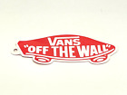 Vans, Off The Wall,  Skateboard Sticker, Trucks, Decks, Beautiful Red & White