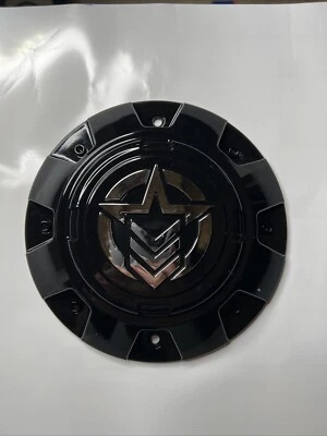 Tapa central de rueda Anthem Offroad negro brillante 81422090F-4 Foto 1 de 4