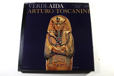 Verdi Aida Arturo Toscanini  RCA LM-6132 Red Seal "Shaded Dog" 1949 Recording - Image 1 of 4