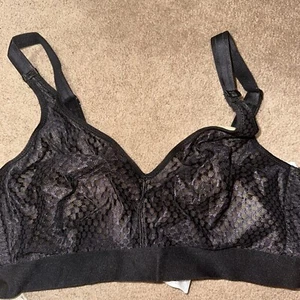 Sujetador Chantelle Negro SIN Acolchado 34E Inalámbrico Nuevo Con Etiquetas - Imagen 1 de 4