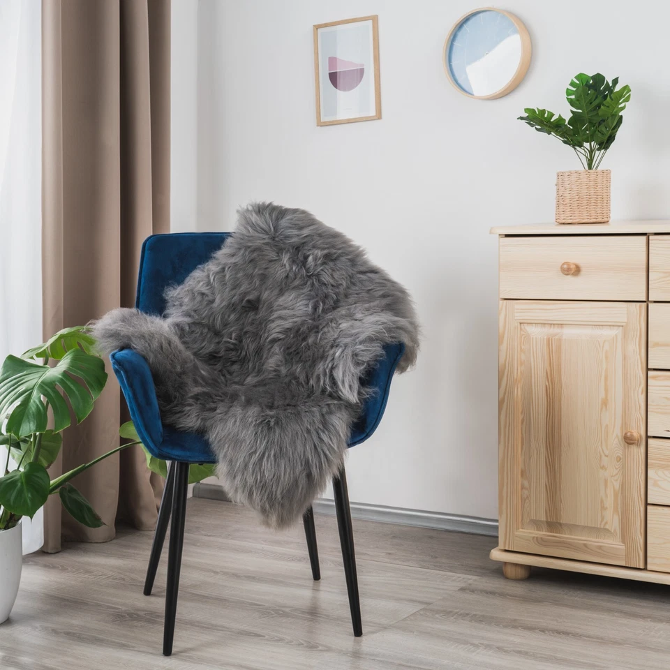 Schaffell Echt XXL, Echtes Lammfell, Ökologisch gegerbt, Hohe Qualität Naturfell - Bild 1 von 4