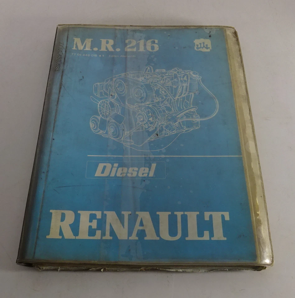 Manual de Taller Renault Diesel Motor Tipo 852 11/1979 - Imagen 1 de 1