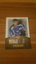2017-2018 DEL 17-18 PARALLEL BOLD NUMBERS Jeremy Williams Straubing Tigers