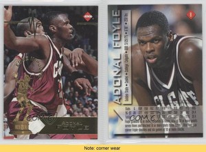 1997 Collector's Edge Edge Impulse Gold Adonal Foyle #8 Rookie RC