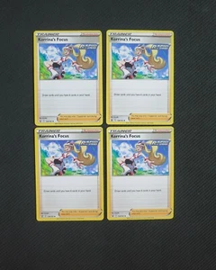 4x Korrina's Focus 128/163 Battle Styles Pokemon TCG Card NM - Picture 1 of 1