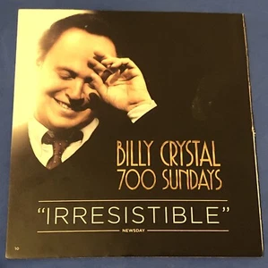 BILLY CRYSTAL 700 SUNDAYS EMMY FYC DVD SCREENER HBO COMEDY BIOGRAPHY RARE PROMO - Foto 1 di 2