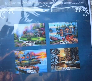 Tiwabb 4er Pack Kreuzstich Sets 11 Stück - Bild 1 von 4