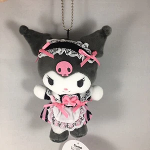 Sanrio 5" Kuromi Corazón Criada Munyugurumi Mascota Llavero Peluche Exclusivo de Japón - Imagen 1 de 5