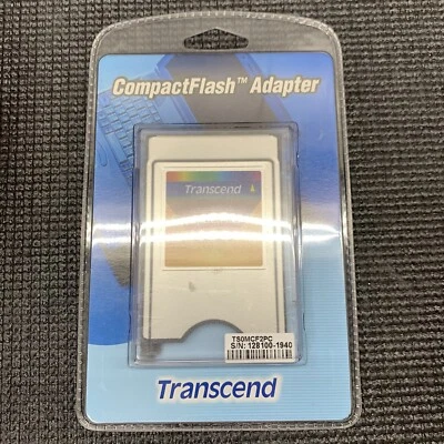 Transcend TS0MCF2PC CompactFlash Transfer PCMCIA ATA Adapter - Image 1 of 4