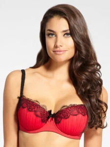 Nuevo con etiquetas Sujetador La Senza 32B 32D 32F 32FF 34A 34F 36D 38B 38F Rojo Gasa Negro Encaje - Imagen 1 de 6