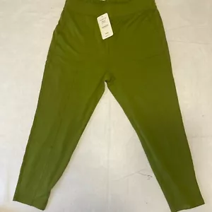 Fabletics Womens Green Elastic Waist Straight Leg Gemma Jogger Pants Size XXL - Picture 1 of 9