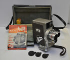Vintage Collectible DeJur Electra Camera, 3 lens, 8mm, Wind Up 