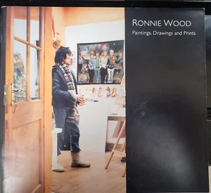 RONNIE WOOD Libro da esposizione per dipinti, disegni e stampe urlo - Foto 1 di 8