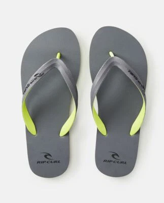 Sandalia con punta abierta Rip Curl para hombre ~ MC 2 tonos gris lima - Imagen 1 de 4