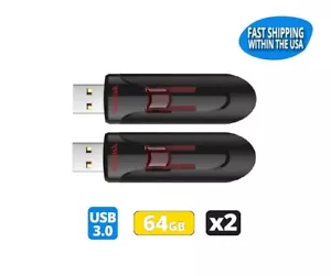 Sandisk Cruzer Glide 64GB 3.0 Flash Drive USB Thumb Drive (2er-Pack) - Bild 1 von 6