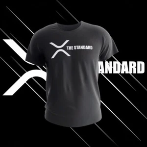T-shirt divertente XRP Ripple The Standard Crypto Currency regalo - Foto 1 di 8
