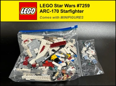 LEGO Star Wars ARC-170 Starfighter #7259 with MINIFIGURES - Image 1 of 4