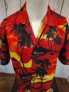 Vintage Royal Hawaiian Creations men's tropical Shirt Large Made in Hawaii ๐บ๐บ - Picture 1 of 10