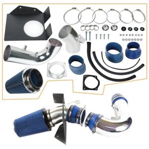 Cold Air Intake System Kit+ Filter Fits Ford Lobo 4.6L 1997 1998 1999 Blue