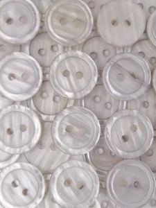 SHIMMER BUTTON, SIZE 24L - 5/8", SHINY FINISH, 1 DOZEN , FREE SHIPPING USA - Picture 1 of 34