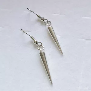 Creative Simple Desig Small Conical Rivet Shaped Dangle Earrings - Picture 1 of 3