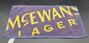 VINTAGE McEWAN'S LAGER BEER BAR TOWEL BREWERIANA  15 IN X 8 IN - Picture 1 of 2