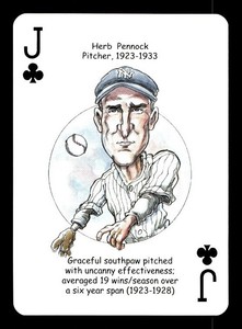 #BH041 HERB PENNOCK Oddball Baseball Card FREE SHIPPING