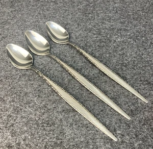 3er Set Oneida Venetia Eisteelöffel 7 1/2" Edelstahl Community brüniert - Bild 1 von 7