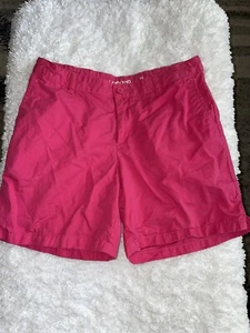 Lands End girls sz. 16 pink chino style shorts. Cute, great quality - Picture 1 of 7