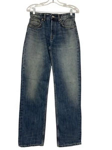 Zara Womens Jeans EU 34 US 2 Straight Fit Blue Denim Mid Rise 2569/215 NWT - Picture 1 of 12