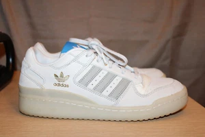 ADIDAS Forum Classic Low Talc Gray Leather Suede Shoes US 8 HQ1506 - Picture 1 of 16