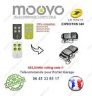 TÉLÉCOMMANDE compatible MOOVO MT4 MT4G MT4V 433,92Mhz pour Portail et Garage
