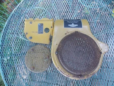 Vtg (HTF) Craftsman Cast Iron Extra Long Life Engine Shroud 12hp V-CLEAN  12/25 - Image 1 of 4