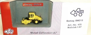 Bomag BW213 D-3 Straßenwalze gelb NZG 475 Metall Collection H0 1:87 OVP HI6 µ * - Bild 1 von 6