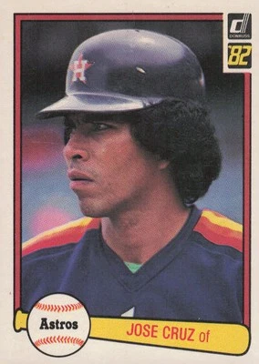 1982 Donruss #244 Jose Cruz - Image 1 of 2