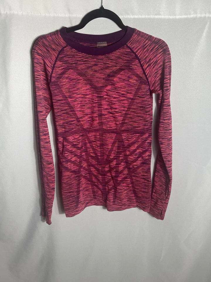 Top Climawear Muse para mujer sin costuras manga larga rosa púrpura M mediano Foto 1 de 4