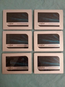 6x interne 250GB SSD (= 1,5TB) Festplatte Crucial MX200 2,5" - Bild 1 von 4