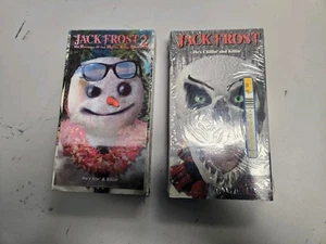 Jack Frost & Jack Frost 2 VHS Horror Slasher Movie Lot - Picture 1 of 3