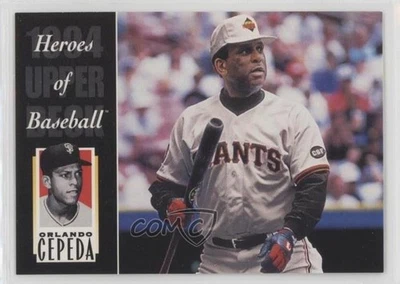 1994 Upper Deck All-Time Heroes Heroes of Baseball Orlando Cepeda #215 HOF - Image 1 of 2